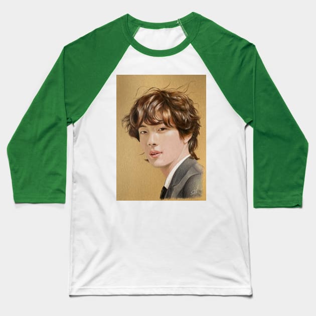 Jin Baseball T-Shirt by Sandra Warmerdam